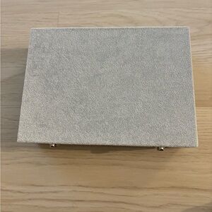 New gray jewelry box